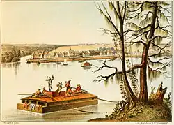 Bayou Sacra, Louisiana, 1840s
