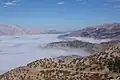 Bazoft valley under a heavy fog