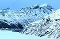 South aspect, in winter