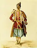 A Tatar Bek (Azerbaijani)[30] from Karabakh. (artist - Gagarin GG)