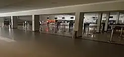 Check-in area