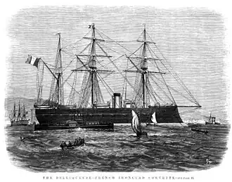 Belliqueuse in 1865