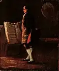 Benjamin Franklin by Gabriel de Saint-Aubin, 1777
