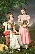 German girls, 1830