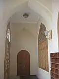 Inside the mosque