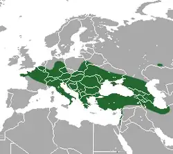 Map of range