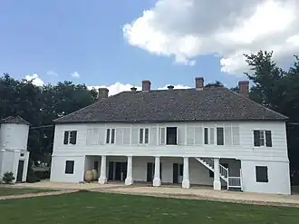 Rear of the Big House, home to the Haydel family between 1790 and 1867.