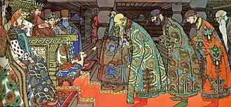 The Merchants Visit Tsar Saltan