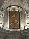 Interior view of the church