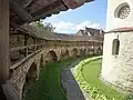Inside the Evangelical Lutheran Transylvanian Saxon fortified church of Cisnădie (German: Heltau)