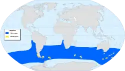 Map of range