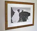 Black Grouse, framed print.