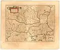Map from 1645, in which name Rascia is located in Banat