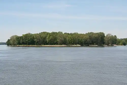 North end of Blennerhassett Island