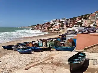 Taghazout's beach