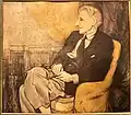 Blunden portrait by Douglas Bland held in HKU archives