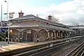 The station booking office.