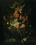 Bouquet of Flowers in a Glass, 1685, Statens Museum for Kunst