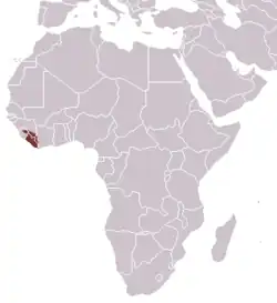 Map of range