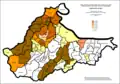 Share of Croats in Brcko by settlements 1991