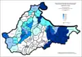 Share of Serbs in Brcko by settlements 1981