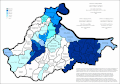 Share of Serbs in Brcko by settlements 2013