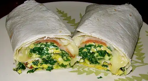 Breakfast burrito