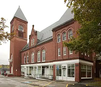 Brewster Memorial Hall, Wolfeboro, New Hampshire, 1888-90.