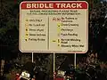 Entrance to the Bridle Track from Hill End