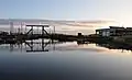 The bridge to the shipyard of Museumsøen