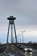 View of the pylon and "UFO"