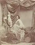 Nude Study with the Venus de Milo