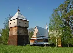 St. Nicholas in Brzeziny, founded by the Rokosz family of the Ostoja coat of arms in the 15th century.