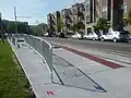 Burns Commons station almost complete on May 24, 2018