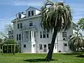 Back (west side) of the Huston house