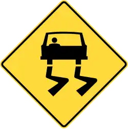 WC-5 Road surface slippery when wet