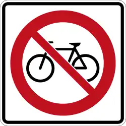 RB-67 No bicycles