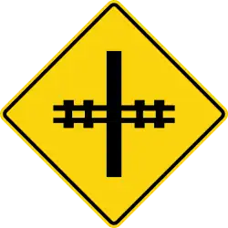 WA-18 Railway crossing ahead