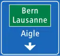 4.41 Lane routing on main road