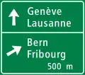 4.68 Second information about junction ahead