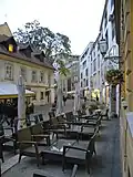 Cafes at beginning of Tkalčićeva street