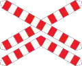 Double triple railway crossing