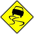 Slippery road