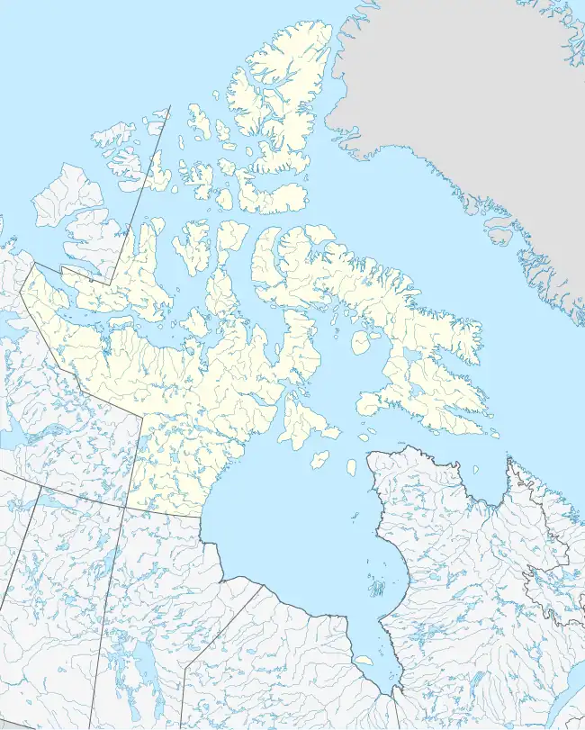 Back Peninsula is located in Nunavut