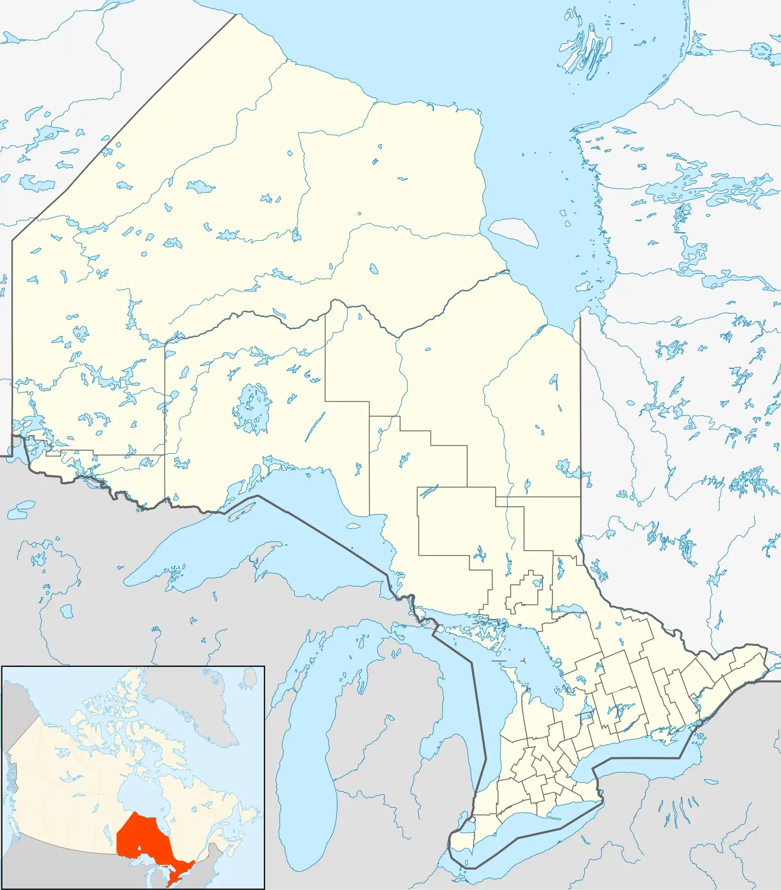Peawanuck is located in Ontario