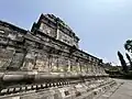 A view from the base of the temple