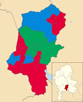 2023 results map
