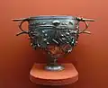 Silver kantharos (Gaul, present-day Alise-Sainte-Reine, latter 1st century BC)