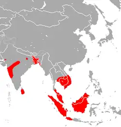 Map of range