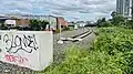 Truncation of the line just south of Parramatta Road, October 2022